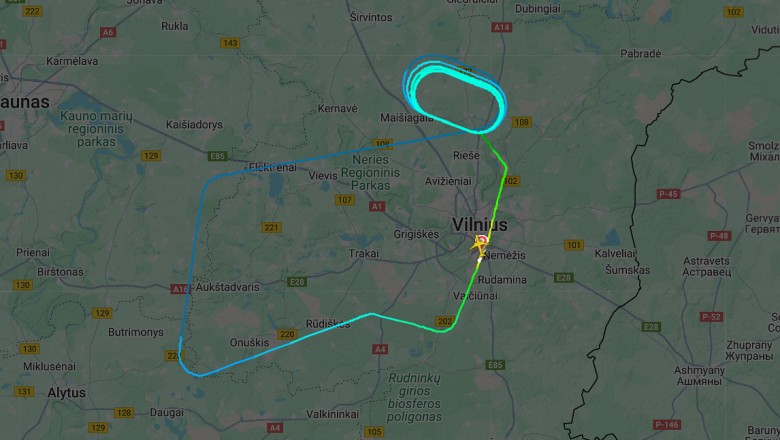 Iš Vilniaus pakilęs orlaivis dėl techninių problemų buvo priverstas grįžti atgal